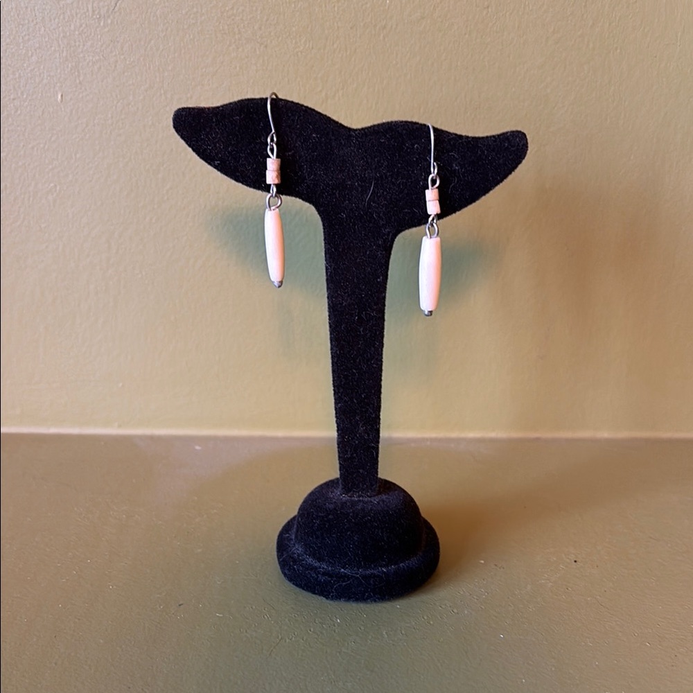 Pink Minimalist Dangle Earrings